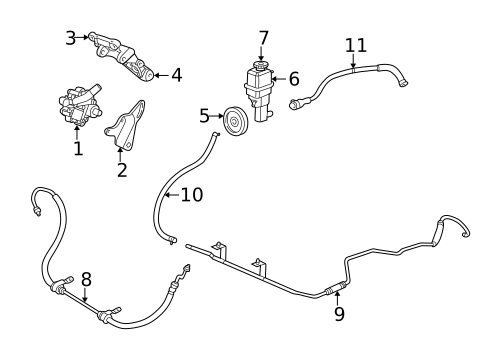 Pump & Hoses for 2006 Dodge Stratus #0