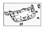6478012070C0 - Body: Lift Gate Trim for Scion: iM | Toyota: Corolla iM Image