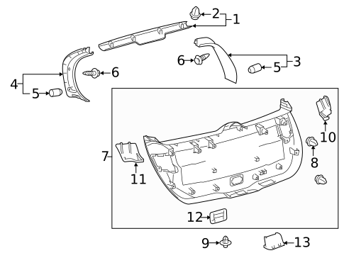 Interior Trim for 2017 Toyota Corolla iM #0