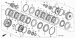 22500PR9010 - Transmission - Automatic: CLUTCH ASSY., LOW for Acura Image
