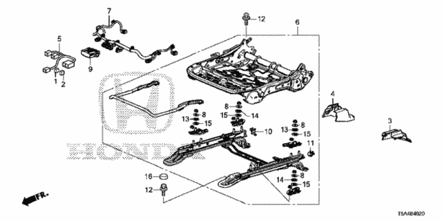 Front Seat Components (R.) (KA/KC) for 2016 Honda Fit #0