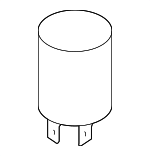 4F0903291 - Electrical: Condenser for Audi: A5, A5 Quattro, A6, A6 Quattro, A7 Quattro, A8 Quattro, allroad, Q5, RS5, RS7, S5, S6, S7, S8, SQ5, TT, TT Quattro, TT RS Quattro, TTS Quattro Image