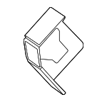2325457301 - Electrical: Alarm Horn Bracket for Mercedes-Benz Image