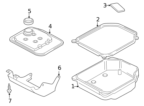 Transaxle Parts for 1999 Volkswagen Jetta #0