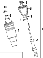 85860776 - : F Spring for Cadillac: ESCALADE IQ Image