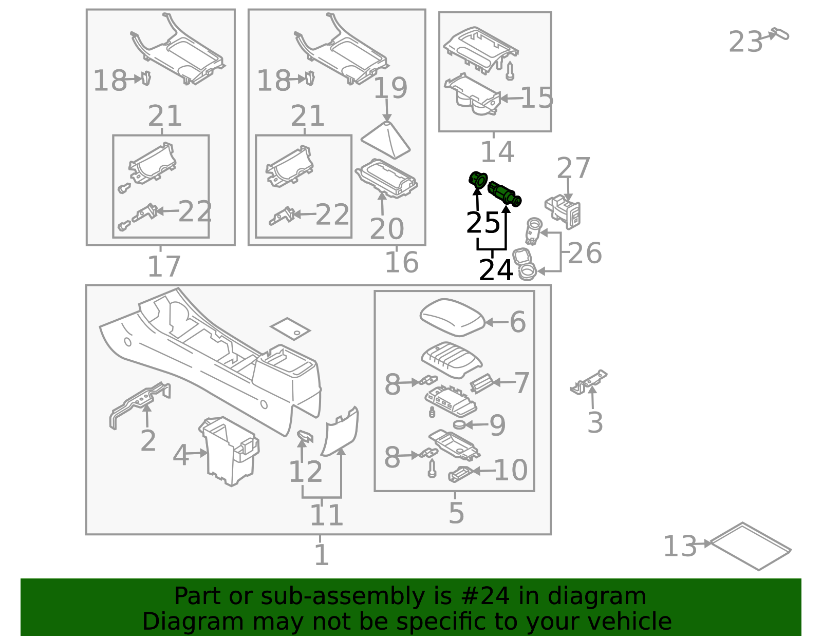 GJ6A-66-250A - Cigarette Lighter Element 2003-2008 Mazda 6