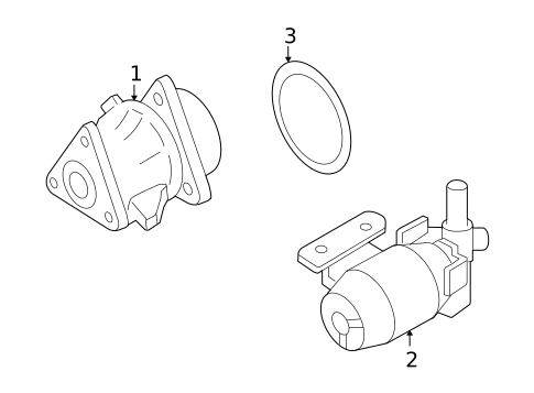 Water Pump & Related Components for 2005 Ford Escape #0