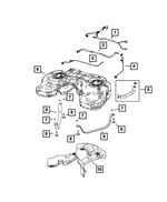 68496212AB - Fuel and Accelerator Pedal: Fuel Tank Jumper Wiring for Mopar Image