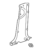 624130E010A0 - Body: Lower Center Pillar Trim for Lexus: RX330, RX350 Image