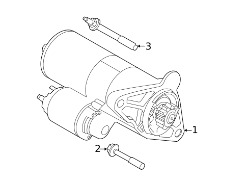 Starter for 2022 Land Rover Range Rover Evoque #0