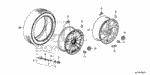 44726S5AA11 - Chassis: WEIGHT, BALANCE (5G) (PLOMBCO) for Honda Image