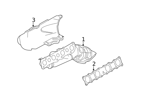 Exhaust Manifold for 2011 INFINITI M56 #0