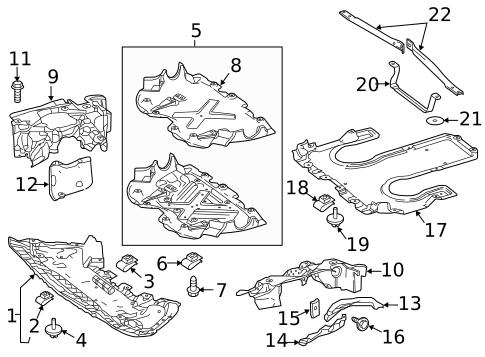 Splash Shields for 2021 Mercedes-Benz S63 AMG #1