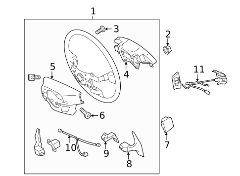 Steering Wheel & Trim for 2013 Lexus IS F #0