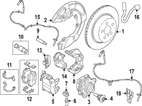 Rear Brakes for 2025 BMW M5 #0