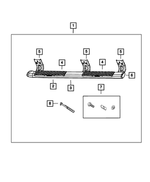 68193120AC - Mopar Accessories - Component Parts: Side Step, Right for Mopar Image