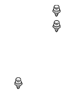 GE4T68865A - Body: Gate Trim Panel Fastener for Mazda: 2, 3, 6, CX-3, CX-30, CX-5, CX-7, CX-9, MPV, MX-30 EV, Protege, Protege5 Image