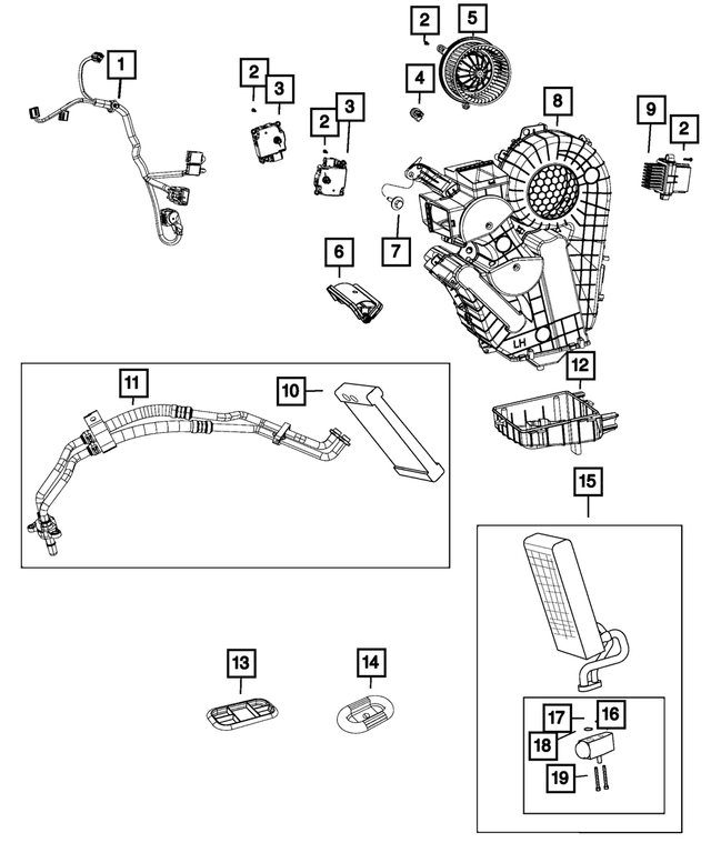 5109588AA - Air Conditioners and Heaters: Body Plug for Mopar Image