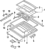 9138135F10 - : Molding for Nissan Image