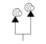 38519SB0003 - Body: Washer Reservoir Grommet for Honda: Accord, Civic, CR-V, Fit, Insight, Odyssey, Prelude, S2000 Image