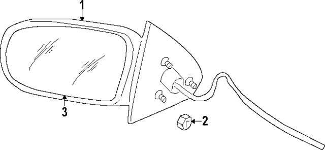 15810916 - Body: Mirror Assembly for GM Image