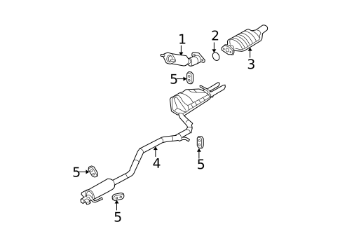 Exhaust Components for 2007 Ford Fusion #0