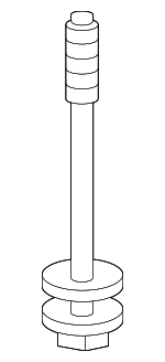 90119A0458 - Suspension: Engine Cradle Upper Bolt for Toyota Image
