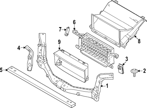 Radiator Support for 2024 Ford F-150 Lightning #0