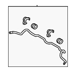 548101H100SJ - Suspension: Stabilizer Bar for Hyundai: Elantra Image