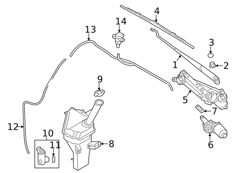 Wipers for 2014 Hyundai Elantra Coupe #0