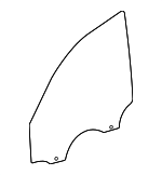 51332990295 - : Door Glass for BMW: X1 Image