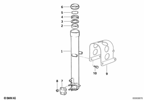 Telescopic Forks, Telelever for 1997 BMW-Motorrad F 650 ST #2