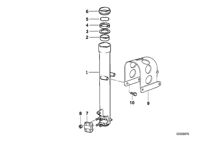 31422312705 - Front Axle, Front Suspension: Guide Bush -  for BMW-Motorrad Image