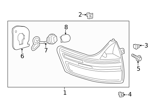 Bulbs - Chassis for 2019 Toyota Sienna #3