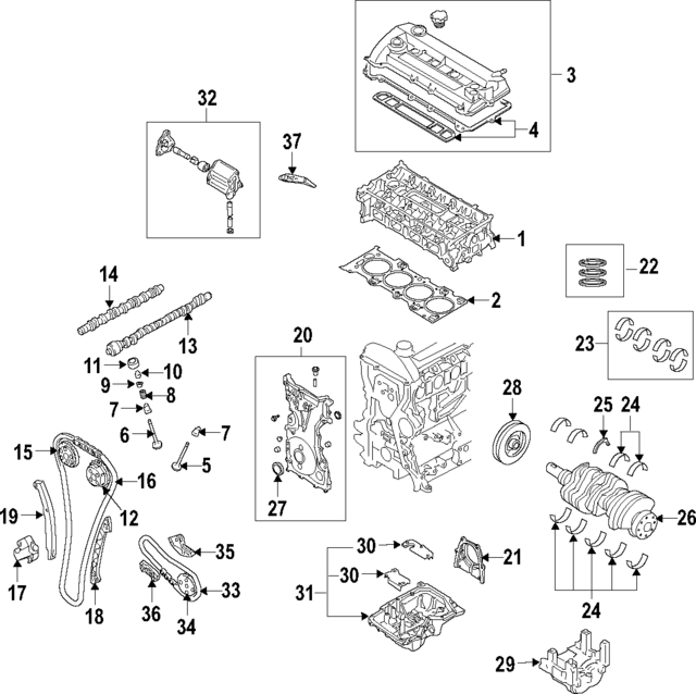 L3K910090G - Engine: Cylinder Head for Mazda Image