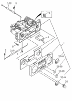 8972481620 - : Cable, Heater Control Lever for Honda Image