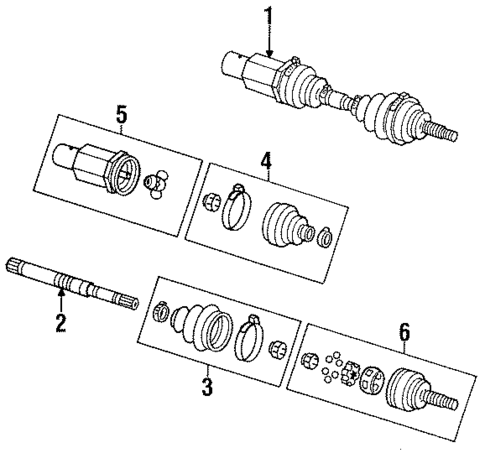 Axle Shaft for 1990 Dodge Monaco #0