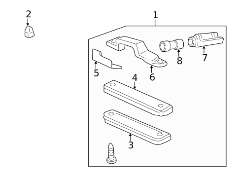 License Lamps for 1997 Honda Civic #0