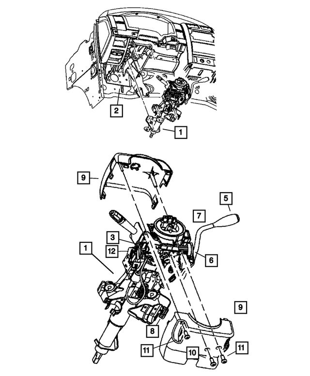 « 6504628 – Steering : Goupille pour Mopar Image »
