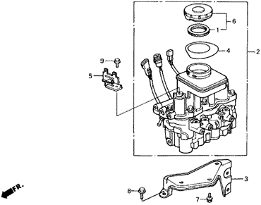 Modulator (A.L.B.) for 1990 Honda Prelude #0
