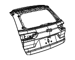 68458295AH - Body: Lift Gate for Jeep: Grand Cherokee L Image