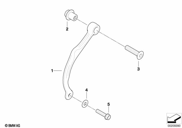 11117723249 - Rear Axle, Rear-Wheel Drive, Suspension: Chain Failure Protection -  for BMW-Motorrad Image image