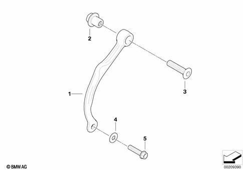 Mounting Parts, Torque-Transfer for 2008 BMW-Motorrad G 450 X #1