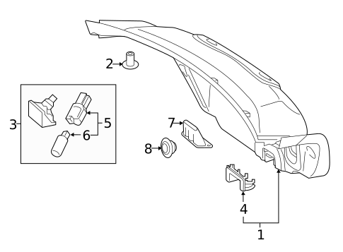 Interior Trim - Trunk for 2016 Mercedes-Benz C450 AMG #0