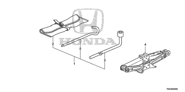Tools - Jack for 2013 Honda CR-V #0