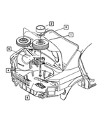 4371895 - Wheels, Covers and Jacks: Spare Tire Cover Plate for Mopar Image