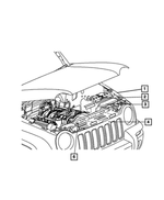 55037464AF - : Refrigerant Label for Jeep: Liberty Image