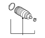 32106779622 - Steering: Boot Kit for BMW: X5, X6 Image