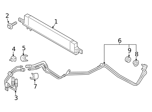 Trans Oil Cooler for 2016 Ford Mustang #0