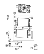 68595953AB - Cooling: Cooling Module for Mopar Image